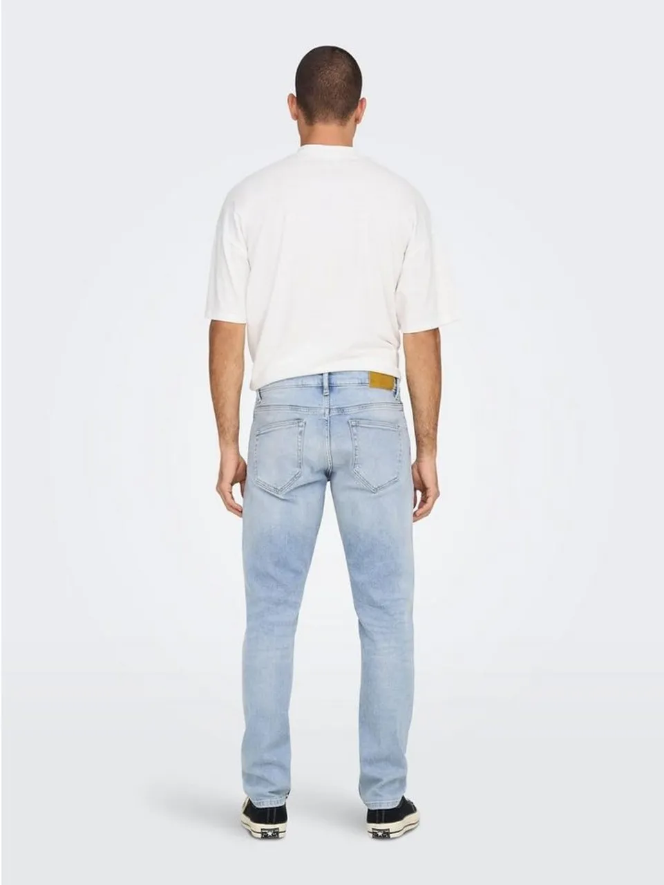 ONLY & SONS Slim-fit-Jeans Slim Fit Jeans Denim Hose Pants Stone Wash Trousers ONSWEFT 4786 in Blau