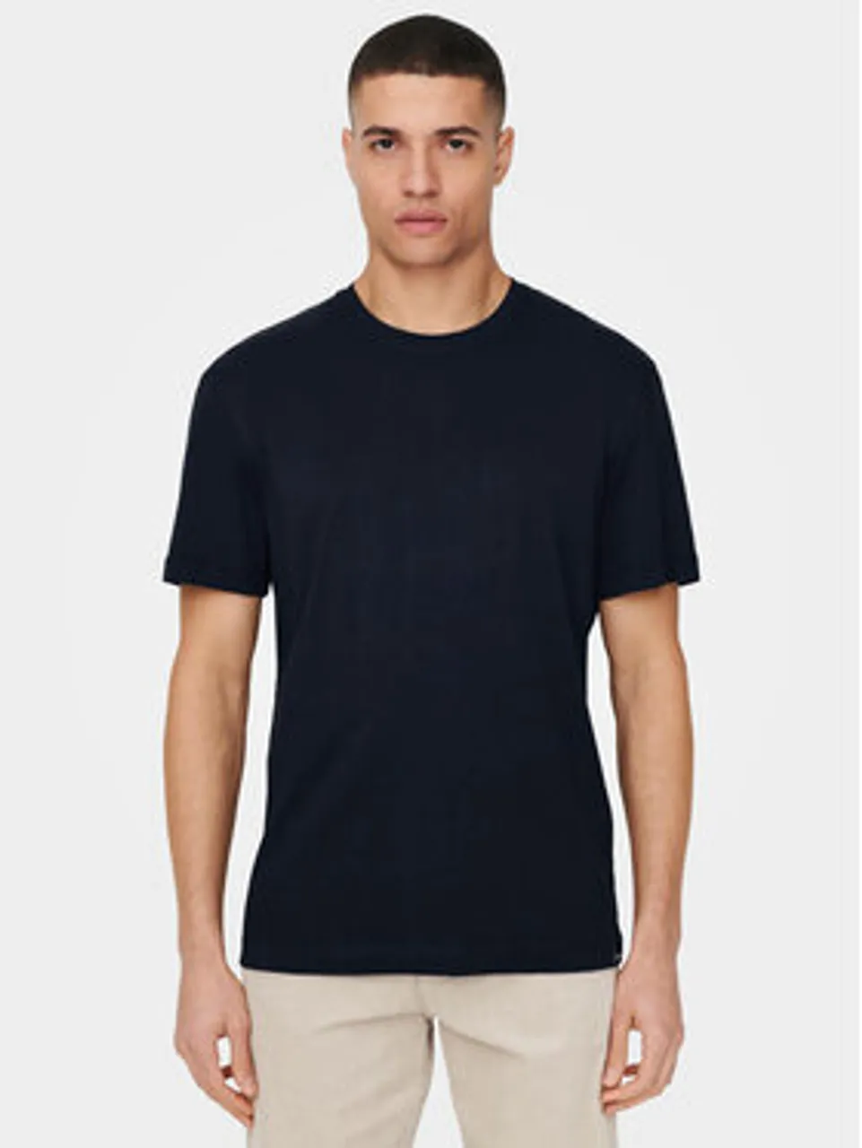 Only & Sons T-Shirt 22025208 Dunkelblau Regular Fit