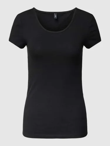 Only T-Shirt mit Rundhalsausschnitt Modell 'LIVE LOVE' in Black