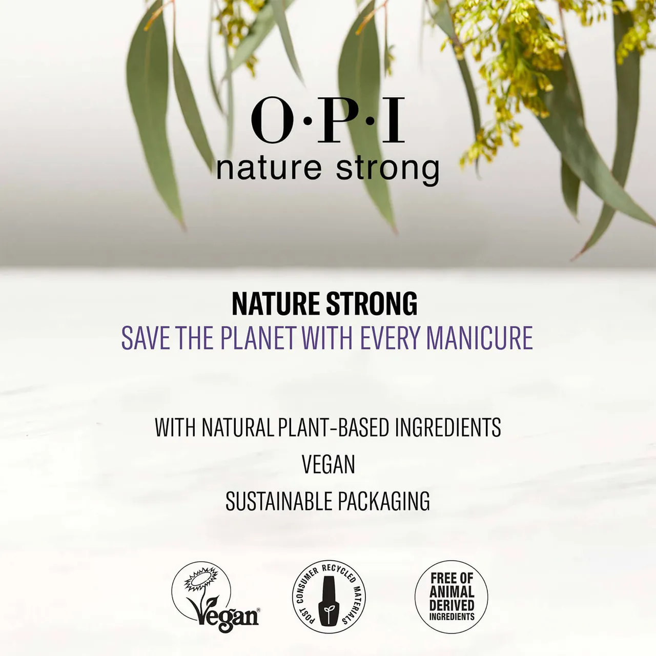 OPI Nature Strong Natural Vegan Nail Polish 15ml (Various Shades) - A Great Fig World