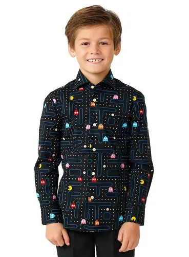 Opposuits T-Shirt Boys Pac-Man Kinder Hemd Retro-Gaming-Hemd als perfekte Ergänzung zu allen Kinderanzügen!