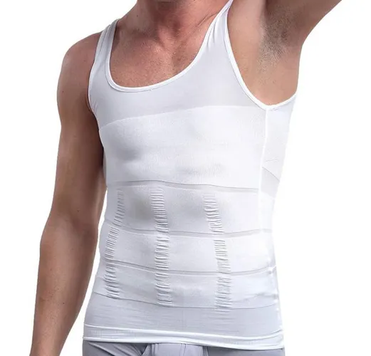 Opspring Tanktop 2 Pcs Kompressionsunterwäsche Männer Körper abnehmen Herren Unterhemd
