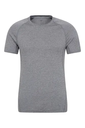 Opt T-Shirt im Ringer-Style für Herren - Grau