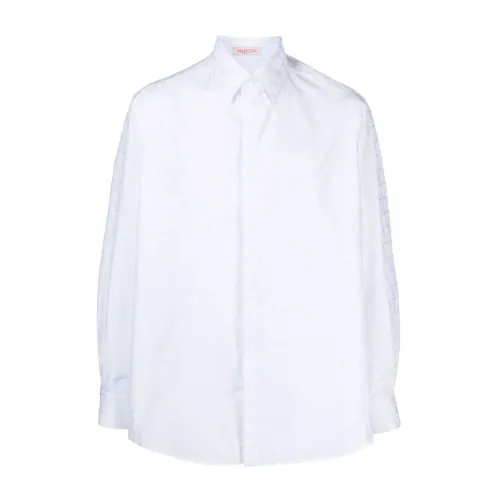 Optisch Weiße VLogo Hemd Valentino