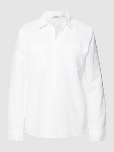 Opus Bluse mit Brusttaschen Modell 'Fredda' in Weiß