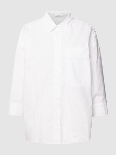 Opus Hemdbluse mit Knopfleiste Modell 'Fitani' in Weiß
