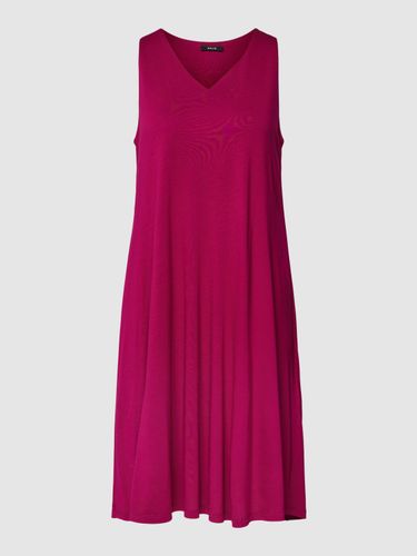 Opus Kleid aus Viskose mit V-Ausschnitt Modell 'Winga' in Fuchsia
