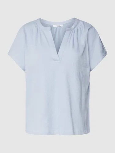 OPUS T-Shirt mit V-Ausschnitt Modell 'Skirius' in Hellblau