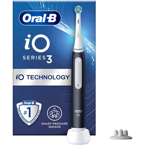 Oral B iO 3S Black Electric Toothbrush Designed By Braun