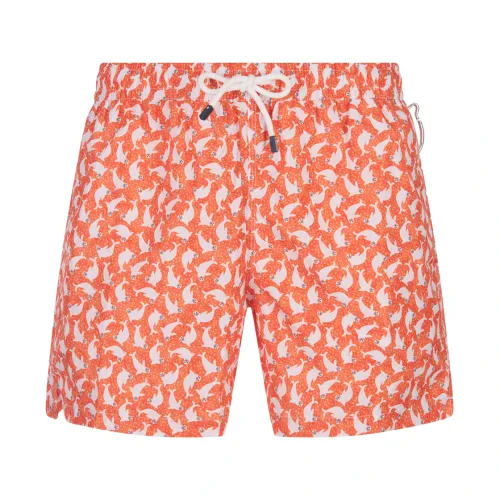 Orange Meer Kleidung Badehose Fedeli