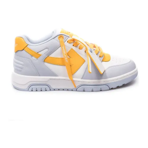 Orange und graue Out Of Office Sneakers Off White