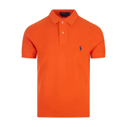 Oranges Poloshirt Amerikanischer Stil Ralph Lauren