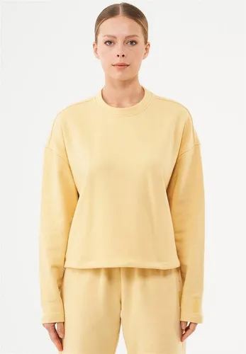 ORGANICATION Sweatshirt Seda-Women's Loose Fit Sweatshirt in Soft Yellow