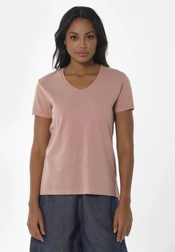 ORGANICATION T-Shirt Women's Natural Garment-Dyed T-shirt in Rubia Flower