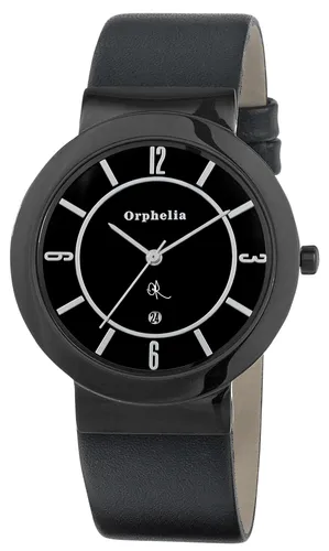 Orphelia Damen-Armbanduhr Farron Analog Quarz Leder