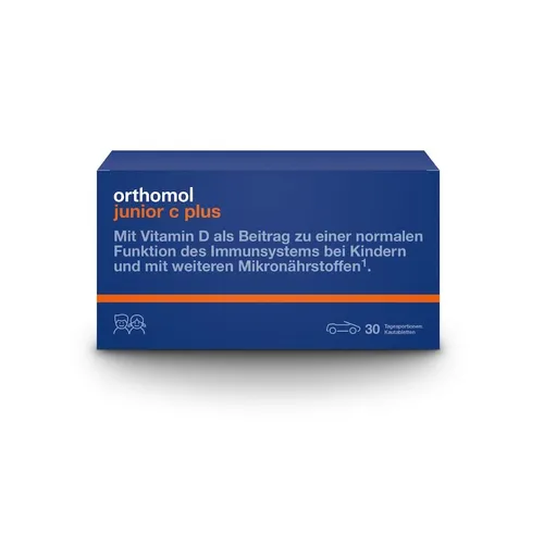 Orthomol - Junior C plus Kautabl.Mandarine/Orange Vitamine