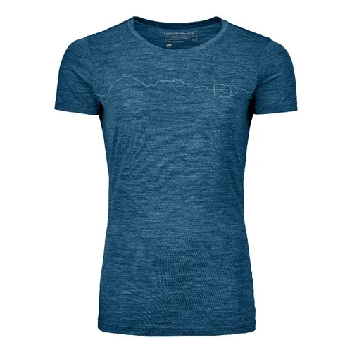 Ortovox 150 Cool Mountain TS - T-Shirt - Damen Petrol Blue Blend M