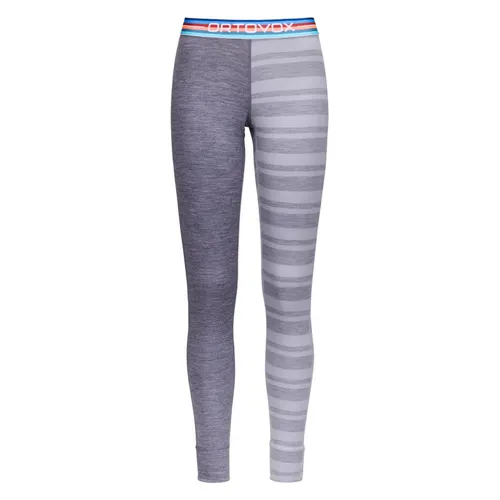 Ortovox 185 Rock'N'Wool Long Pants - Thermounterwäsche - Damen Grey Blend M