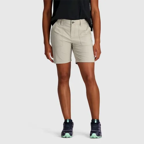 Outdoor Research Women's Ferrosi Shorts - Wandershorts - Damen Dark Sand US 8 - Inseam 7"