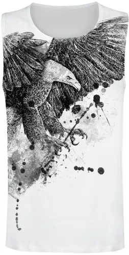 Outer Vision Eagle Attack Tank-Top weiß in L