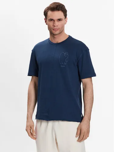 Outhorn T-Shirt TTSHM456 Dunkelblau Regular Fit