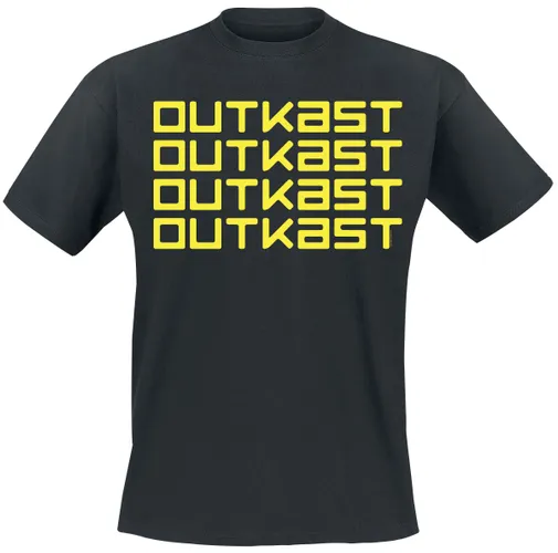 OutKast Logo Repeat T-Shirt schwarz in L