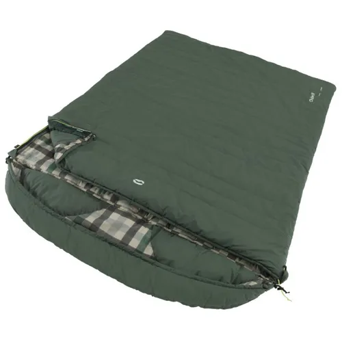 Outwell - Camper Lux Double - Kunstfaserschlafsack Gr 235 x 150 cm grün