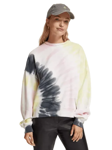 Oversized boyfriend fit sweatshirt - Größe XL - Multicolor - Frau - Sweatshirthirt - Scotch & Soda