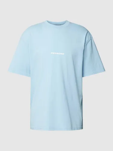 Oversized T-Shirt aus Baumwolle mit Label-Detail