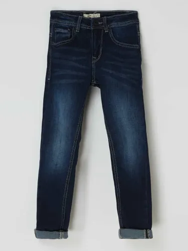 OVS Slim Fit Jeans mit Stretch-Anteil in Dunkelblau