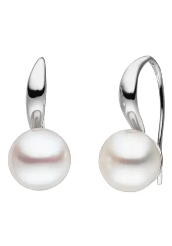 Paar Ohrhaken ADRIANA "La Maddalena, L33" Ohrringe Gr. Silber 925 (Sterlingsilber)-Perlen, bunt (silberfarben, weiß) Damen Ohrhaken
