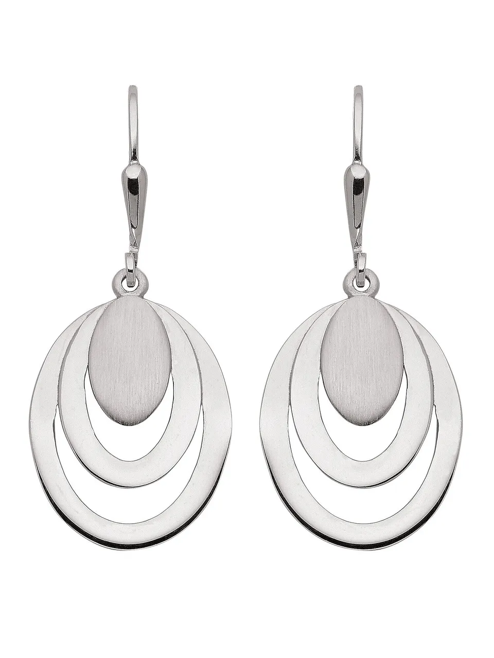 Paar Ohrhänger ADELIA´S "925 Silber Ohrringe Ohrhänger" Gr. Damen, Silber 925 (Sterlingsilber), silberfarben (silber) Damen Ohrhänger Silberschmuck fü...