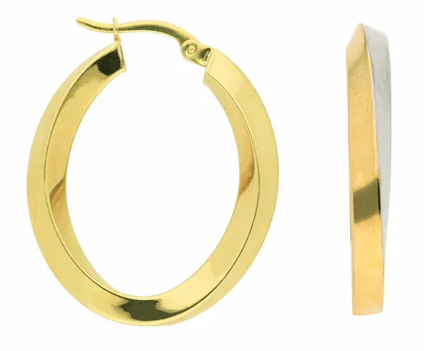 Paar Ohrhänger ADELIA´S "Damen Goldschmuck 1 333 Gold Ohrringe / Creolen" Gr. Damen, goldfarben (gold) Damen Ohrhänger