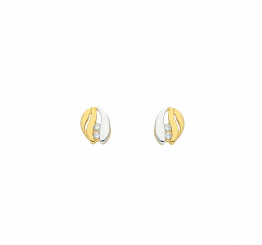 Paar Ohrhänger ADELIA´S "Damen Goldschmuck" Ohrringe Gr. Damen, goldfarben (gold) Damen Ohrhänger