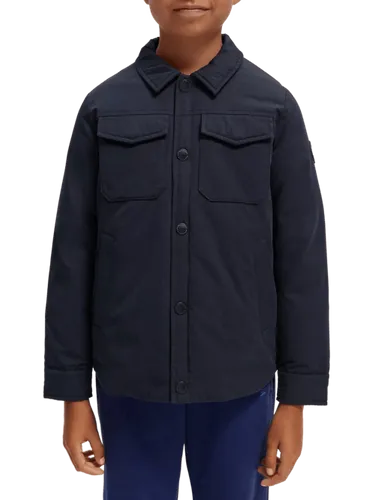 Padded cotton nylon blend shirt jacket - Größe 8 - Multicolor - Junge - Jacke - Scotch & Soda