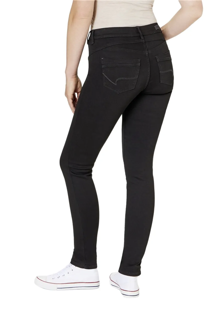 Paddock`s Damen Jeans LUCY SHAPE DENIM - Skinny Fit - Schwarz - Black