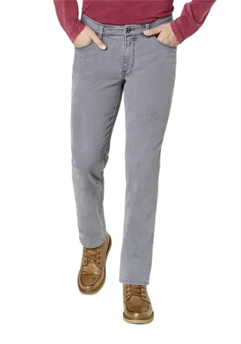 Paddock`s Herren Jeans RANGER PIPE - Slim Fit - Grau - Grey Stone Motion & Comfort