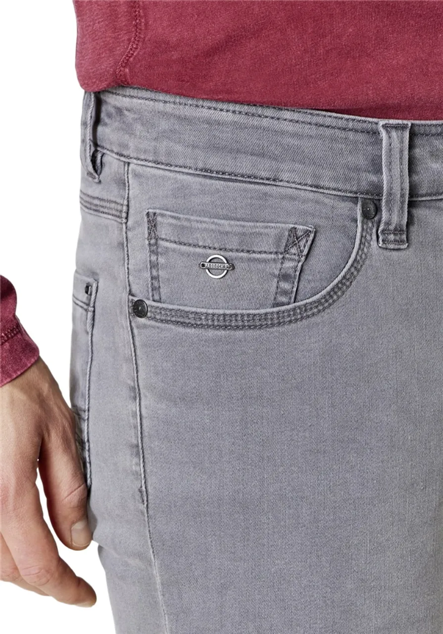 Paddock`s Herren Jeans RANGER PIPE - Slim Fit - Grau - Grey Stone Motion & Comfort
