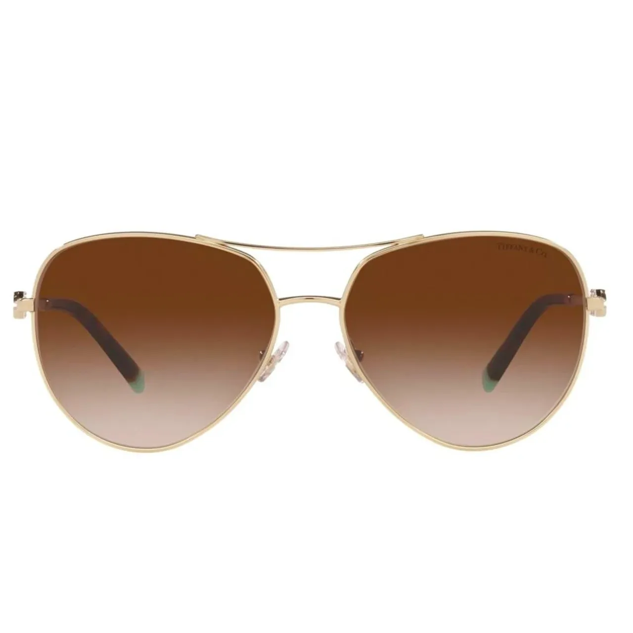 Pale Gold/Brown Shaded Sonnenbrille,Sunglasses Tiffany