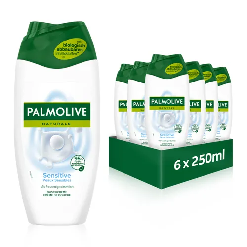 Palmolive Duschgel Naturals Sensitive 6x250ml - Cremedusche