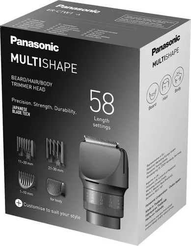 Panasonic Haar- und Bartschneideraufsatz Multishape Trimmeraufsatz Bart, Haare & Körper