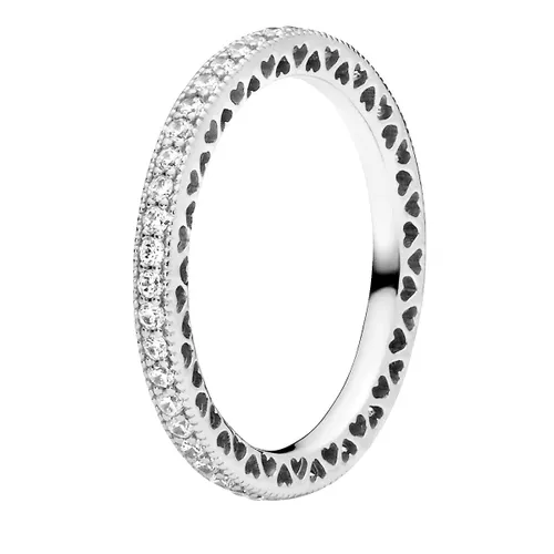 Pandora Ring - Sparkle & Hearts Ring - Gr. 52 - in Silber - für Damen