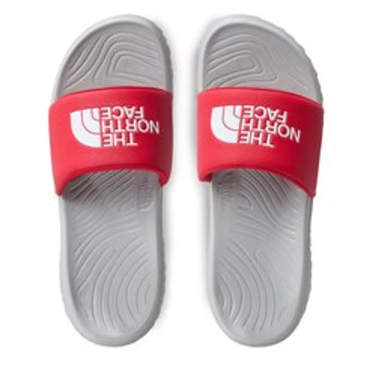 Pantoletten The North Face M Never Stop Cush Slide NF0A8A90M2C1 Tnf Red/High Rise Grey
