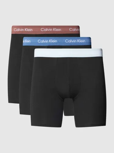 Pants mit elastischem Label-Bund im 3er-Pack
