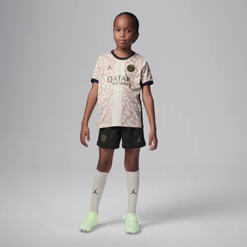 Paris Saint-Germain 2023/24 Fourth dreiteiliges Nike Fußballtrikot-Set für jüngere Kinder - Braun