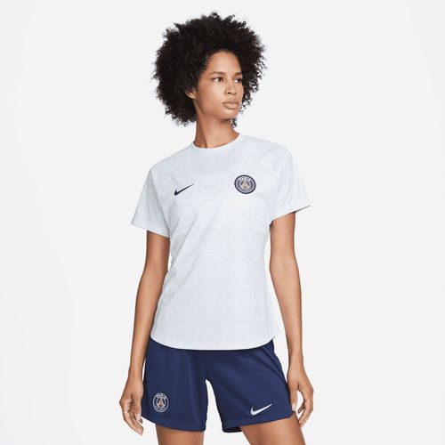 Paris Saint-Germain Nike Dri-FIT Pre-Match-Fußballoberteil für Damen - Blau