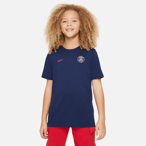 Paris Saint-Germain Nike Fußball-T-Shirt für ältere Kinder - Blau