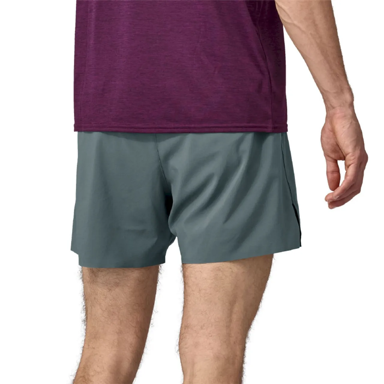 Patagonia M's Strider Pro Shorts - 5" - Trailrunning Shorts - Herren Nouveau Green XL - Inseam 5"