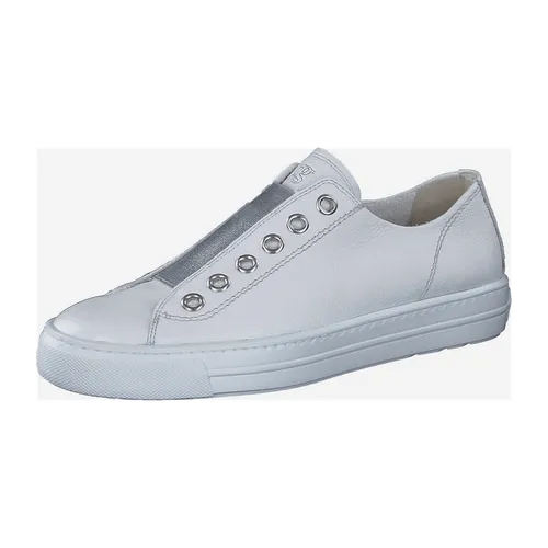 Paul Green Slipper Sneaker weiß silber 4797 für Damen, weiß