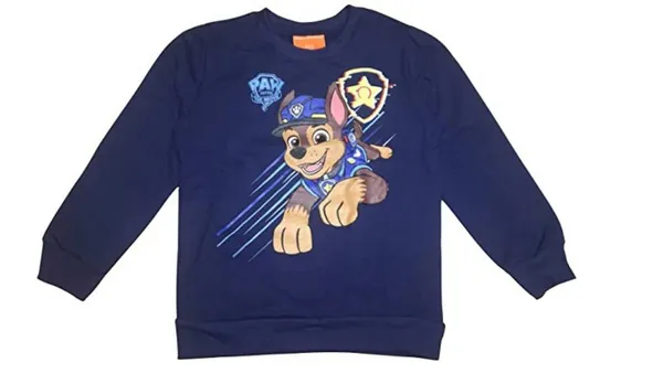 PAW PATROL Sweatshirt Paw Patrol Jungen Sweatshirt "Chase" blau